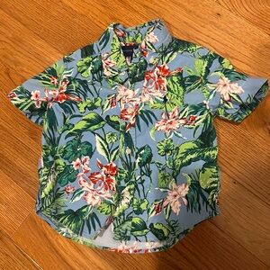 2T Ralph Lauren Polo toddler boy button down Hawaiian shirt